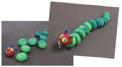 'The Very Hungry Caterpillar' jointed ceramic figurine